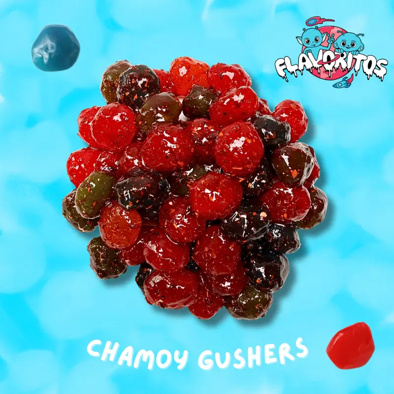 Flavoritos, Chamoy Gushers - Sweet and Chili Candy Snack