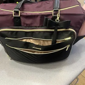 【Valentine's Day Gift】LOVEVOOK Lunch Tote Bag for Women,15.6 Inch&17.3 Inch Large Capacity Work Bag with Laptop Compartment, Teacher Tote Bag with Zipper, Handbag Insulated Bag Leakproof for Nurse, Office, College,TikTokShopJumpstartSale