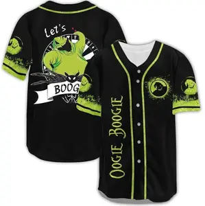 Trendy Nightmare Christmas Oogie Boogie Unisex Baseball Jerseys, Back To School Shirt, Summer Shirt , trendy baseball jersey