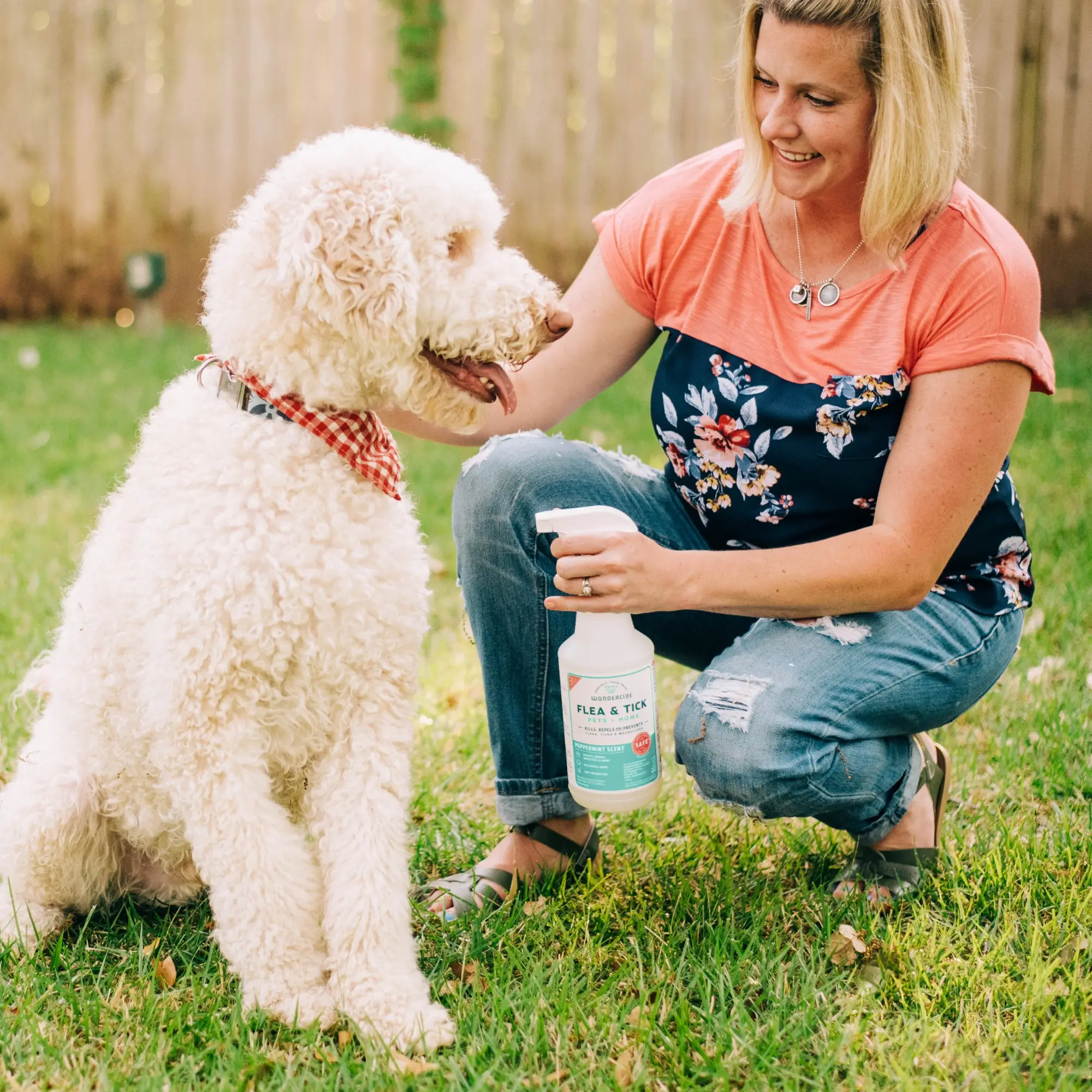 Cedarwood Flea & Tick Spray for Pets + Home with Natural Essential Oils