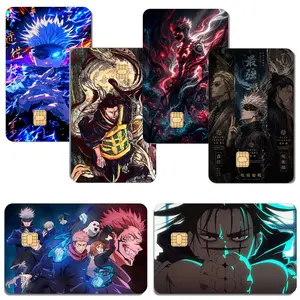 Jujutsu Kaisen Credit Card Vinyl Sticker Waterproof, JJK Card Skin Cover, Perfect for Anime Fans, JJK Lovers