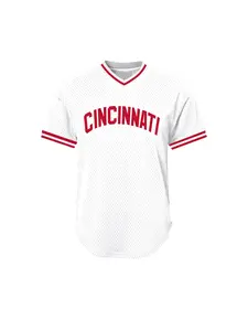 Men's Baseball Jersey 14 white Embroidered Casual Training T-Shirt, Jersey Tee, Sporty V-Neck Short Sleeve, Loose-Fitting Long Clothing, All Seasons, Athletic Tops