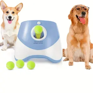 Automatic Ball Thrower For Dogs, Small Dog Ball Launcher With Free 3 PCS Mini Balls, Three-speed Control Interactive Dog Fetch Machine Toy For Dogs (Ball Thrower For Dogs)