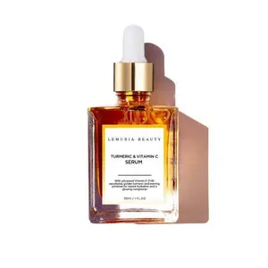 Lemuria Beauty Turmeric & Vitamin C Serum - 1 oz Face Oil for Dry to Normal/Combination Skin Types
