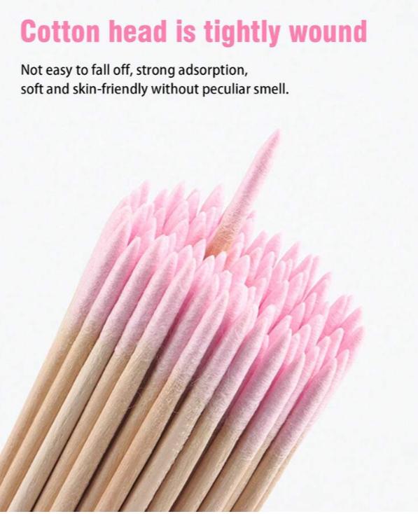 100pcs Double-HeadedWooden Makeup & Cleaning Swabs - Dual-Tipped For Eyelash Extension Glue Removal & Precise Beauty Applications Nail Supplies,Nail Tools,Nail Art Tools,Back To School,Nails,Nail Tools For Press On Nails,Manicure Pedicure Tools 100pcs Double-HeadedWooden Makeup & Cleaning Swabs - Dual-Tipped For Eyelash Extension Glue Removal & Precise Beauty Applications Nail Supplies,Nail Tools,Nail Art Tools,Back To School,Nails,Nail Tools For Press On Nails,Manicure Pedicure Tools