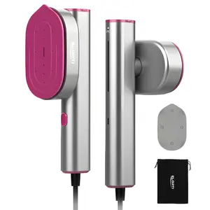 ELORTI Garment Steamer for Clothes, Handheld Steamer & Iron 2-in-1, Portable Travel Clothing Steamer Iron, 10-Second Fast Heat-Up, Mini Garment Steamer & Iron