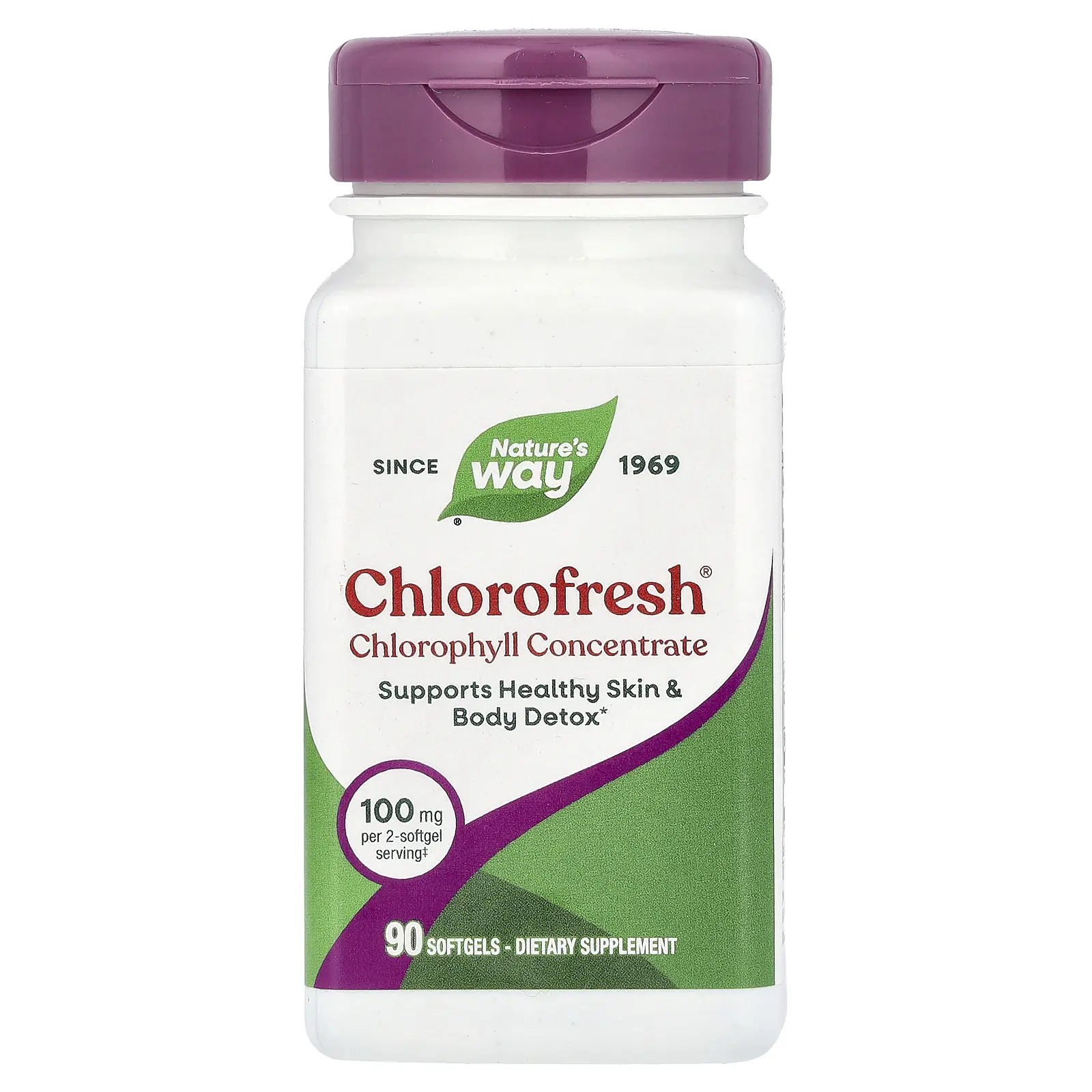 Nature's Way Chlorofresh®, Chlorophyll Concentrate, 90 Softgels (50 mg per Softgel) Nature's Way Chlorofresh®, Chlorophyll Concentrate, 90 Softgels (50 mg per Softgel)