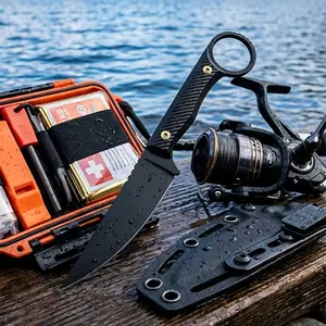 Tactical Fixed Blade Knife Magnacut Stainless Steel blade G-10 Handle,with Kydex sheath, Outdoor Hunting knife Survival Knife hiking self defense knife Camping Fishing Tools knives EDC Knife