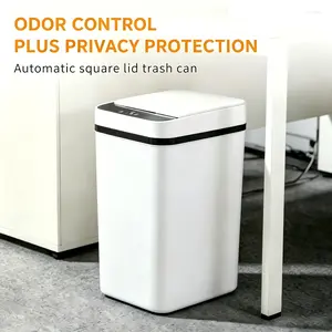 Automatic Trash Bin,Touchless Motion Sensor Smart Garbage Can for Kitchen,Bedroom,Bathroom, Office,Household Items Saving Space Motion Sensor Multifunctional Home Goods Environmentally Friendly