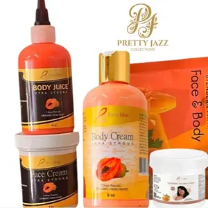 BYENBLAN 5pc Papayan Body Care Set - Golden, Turmeric-Infused Cleansing Moisturizer, Natural Papaya Brightening, Nourishing Hydration for Acne-Prone Skin & Radiant Glow