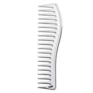 Electroplated Hair Comb Hairdressing Cutting Styling Comb for Barber Shops