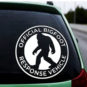 Official Big Foot Response Team Sasquatch Decal/Sticker for Car Truck SUV Home Decor Cell Phone Laptop Tumbler Accessories Driving  Waterproof Car Sticker Decal