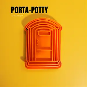 Porta-Potty Cookie Cutter + Stamp