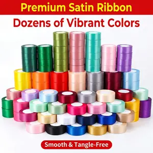Unleash Your Inner Artist! 5 - Piece Luxury Satin Ribbon Set for Exquisite Crafting