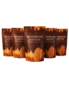 Mushroom Coffee Pack of 5 Natural Energy Booster with 10-Mushroom Extract for Long-Lasting Energy Better Focus Instant Wellness Coffee for Daily Use Office Work Beverage Nata