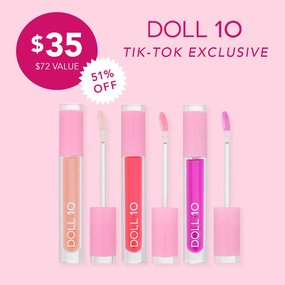 Plumping Lip Oil Trio with Arnica and Peptides