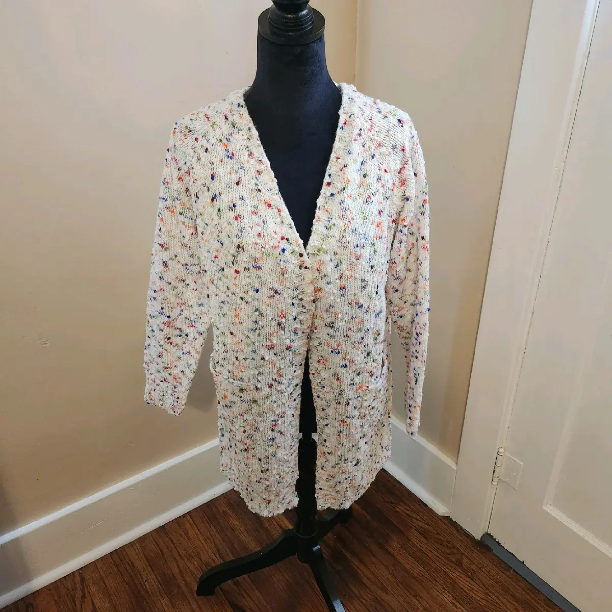 confetti cardigan  size large