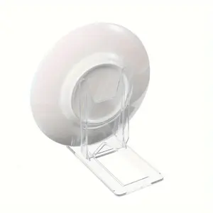 Plate Stands, Plastic Display Holders Picture Plate Holders, Clear Mini Easels Stands To Display Pictures or Plate for Home Office Supplies Festival Party Decoration