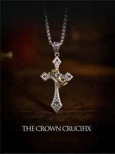 [2025 New Products] Crown Dainty Cross Necklace, Personalized, Versatile, Stylish Design Necklace