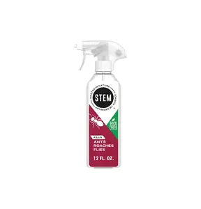 STEM Kills Ants, Roaches And Flies: Plant-Based Active Ingredient Bug Spray, Botanical Insecticide For Indoor And Outdoor Use; 12 fl oz (Pack Of 1)