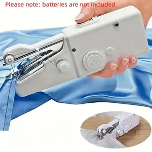 Handheld Sewing Machine, Portable Cordless Mini Sewing Device, Essential for Home Repairs and Craft Projects, No Battery Included