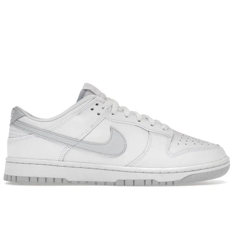 Nike Men's Dunk Low Retro White Pure Platinum, from StockX