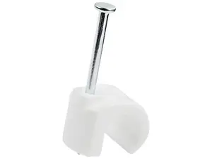 Startech CBMNMCC3 Cable Clips with Nail Reusable - Large - Pack of 100