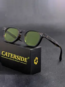 CATERSIDE Classic Unisex Sunglasses with Uv400 Protection, Casual PC Frame, Blue Light Blocking, Perfect for Outdoor Cycling & Street Style, Classic Shades