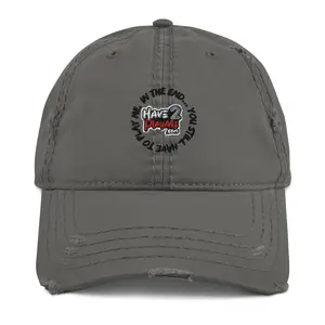 Distressed Hat, logo black