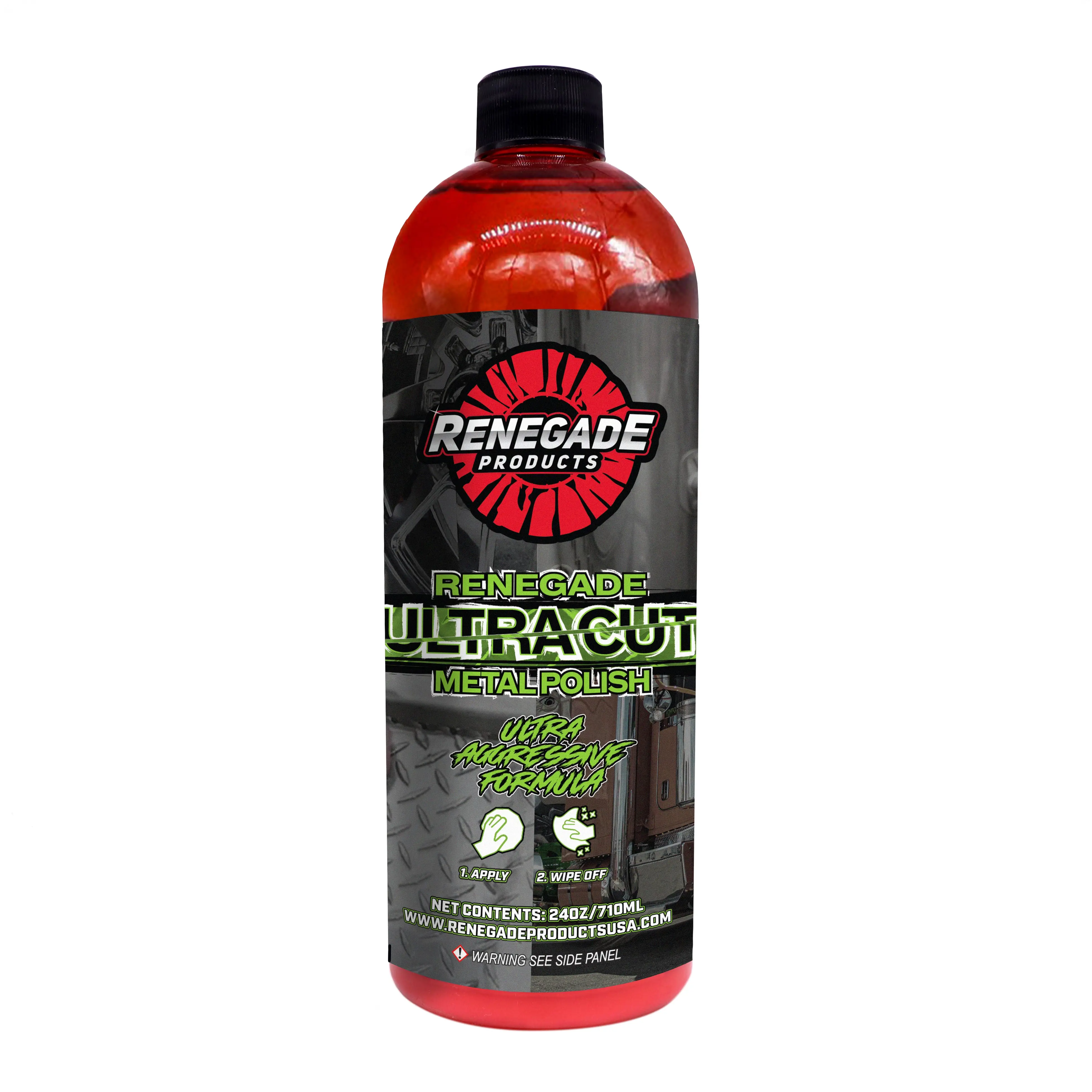 Renegade Products Ultra Cut Metal Polish 24oz – Coarse-Cut Aluminum & Stainless Steel Polish for Oxidation, Tarnish & Heavy Restoration Renegade Products Ultra Cut Metal Polish 24oz – Coarse-Cut Aluminum & Stainless Steel Polish for Oxidation, Tarnish & Heavy Restoration