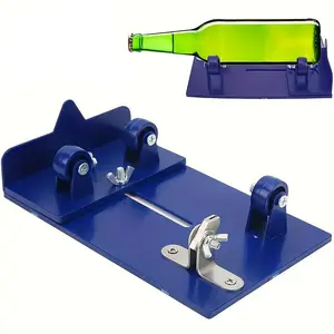 Glass Bottle Cutter, Bottle Cutter Tool Kit, Including Non-slip Gloves & Spare Cutter Head, Precision Cutting Tool for Wine, Beer, Liquor, Whiskey, Alcohol, Champagne, Versatile Use