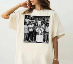 ( Comfort Colors ) King V0n and Pope Leo XIV Unisex T shirt, First American Pope, PoppeOblock, Von Pope Tee