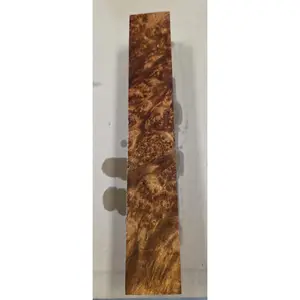 Stabilized Amboyna Burl Wood Blank 2.5 X 1 .5 X 1 .5 inches