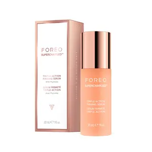 FOREO SUPERCHARGED Triple-Action Firming Serum - Conductive Gel - Hyaluronic Acid & Squalane - Intensely Hydrating Serum for Face - Vegan & Cruelty-free - All Skin Types - 1 fl. Oz