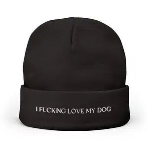 I Fucking Love My Dog Beanie