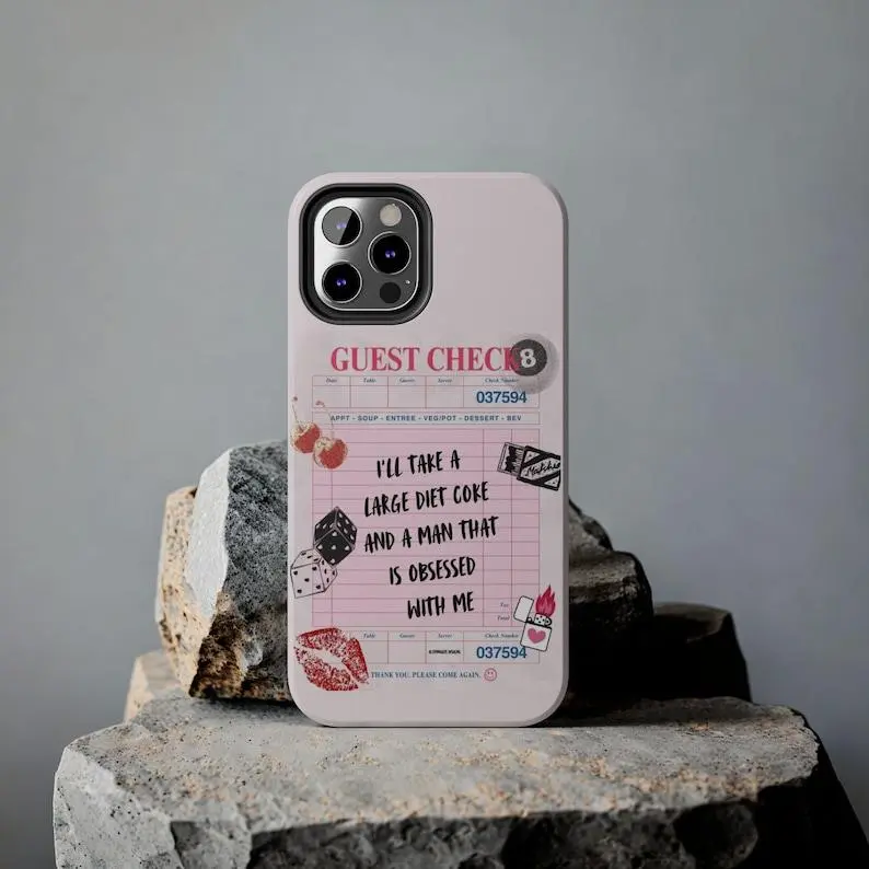 Diet Coke Soda Logo Custom Tough TPU-Rubber Phone Case - Polycarbonate Dual-Layer, Shockproof, Impact-Resistance, Gloss Finish, Custom Printing Accessory for iPhone 11-17 Plus, Pro, Max, Mini (Heavy Duty Protection for Soft Drink Fans)