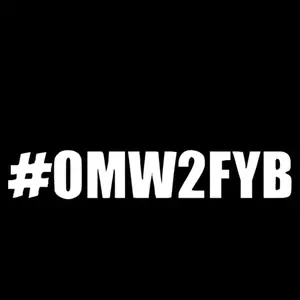 #OMW2FYB Funny DieCut Vinyl Window Decal Sticker Car Truck SUV JDM 8 inches wide