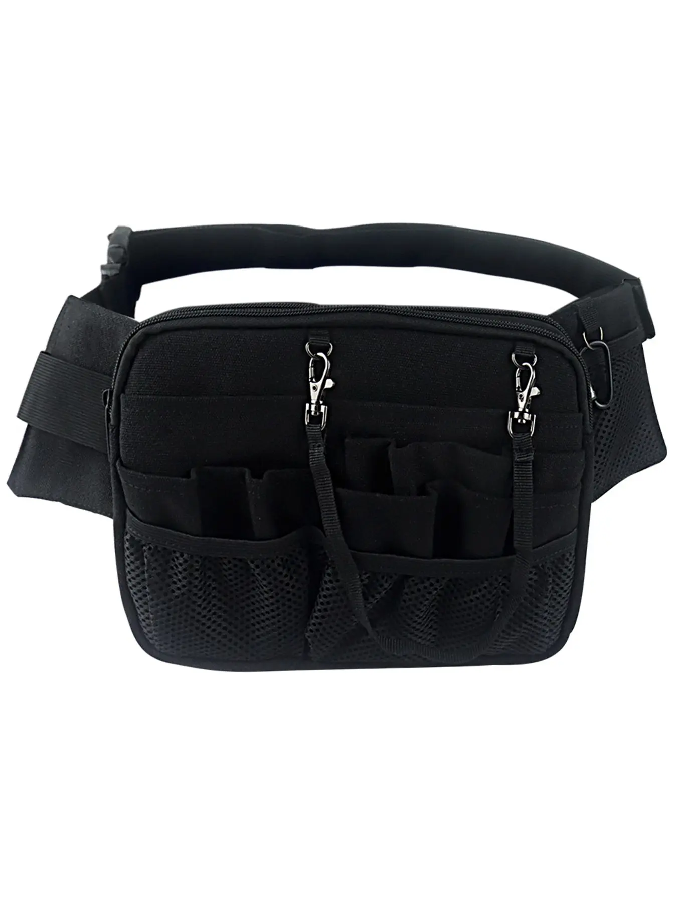 Practical and textured double bag multifunctional chest bag, functional and simple casual, symmetrical silhouette, adjustable shoulder strap, lightweight and easy to carry, suitable for outdoor travel and daily shopping, Versatile Bag, Zipper Fanny Pack