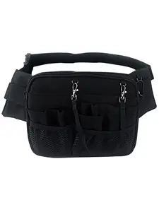 Practical and textured double bag chest bag, functional and simple casual, symmetrical silhouette, adjustable shoulder strap, lightweight and easy to carry, suitable for outdoor travel and daily shopping, Versatile Bag, Zipper Fanny Pack