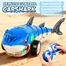 Creative design and precise control of interactive shark remote control model adult leisure toys. Fun and fall-resistant, outdoor interaction
