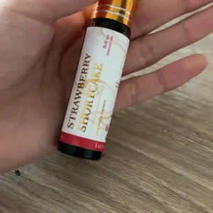 10ML Strawberry Shortcake Roll-On Essential Oil, Alcohol-Free Massage Oil, Long-Lasting Scent, Body Massage Oil, Humidifier Diffuser, Car Air Freshener, Fragrance Oils