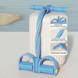 Abdominal Yoga Fitness Resistance Band, Multifunctional Foot Pedal Puller, Home Gym Exercise Equipment, Workout Accessories, Fitness Bands, Christmas Gift