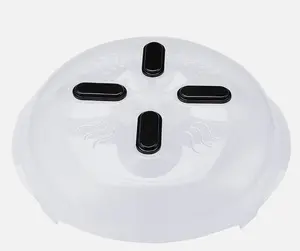 Magnetic Microwave Anti Splatter Cover Plate Guard Lid With Steam Vent