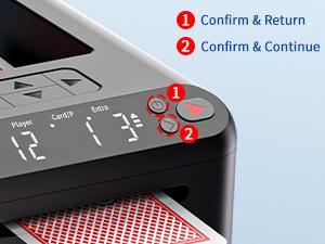 Automatic Card Dealer Machine - 4 Optional Drawing Remotes, Rechargeable for 3 Decks, 1-12 Players, Adjustable Dealing Distance, Quiet 360° & 180° Rotation, Compatible with Poker, UNO, Bridge, Blackjack & More Automatic Card Dealer Machine - 4 Optional Drawing Remotes, Rechargeable for 3 Decks, 1-12 Players, Adjustable Dealing Distance, Quiet 360° & 180° Rotation, Compatible with Poker, UNO, Bridge, Blackjack & More