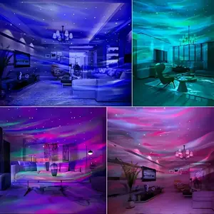 Aurora Projection Lamp, Arctic Light Effect, Color Changing Lights Show, Ideal for Bedroom, Living Room, Office, Party Decor, Perfect Gift