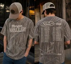 Wallen Still The Problem Tour 2026 Merch Camo All Over Print 3D Shirt Streetwear Graphic, Shirt Unisex