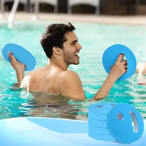 2pcs/4pcs Eva Water Sports Discs Weighted Pool Exercise Set, Foam Aerobic Equipment for Adults, Handheld Pool Anti-Swimming Beginners