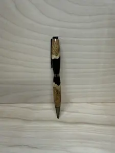 Hybrid Malle Burl & Black/Gunmetal Slimline Pen