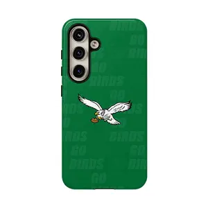 Go Eagles Birds Phone Case, Shockproof Rugged Cover Dual Layer Soft TPU Hard Bumper Shell for Samsung S26 S25 S24 S23 S22 S21 NOTE20 Ultra A71 A56 A36 A16 A55 A54 A53 A52 A34 A35 A26 A25 A23 A15 A13 A06 Edge Plus