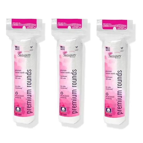 Upgrade your skincare routine with Swisspers Premium Cotton Rounds